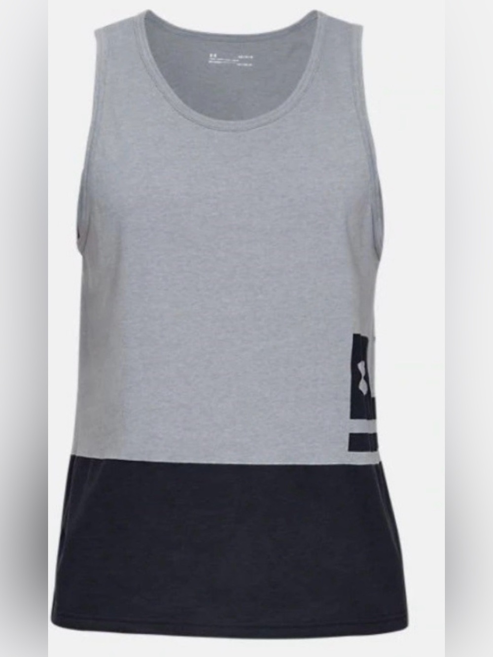 Under Armour Grey and Black Two-Tone Tank